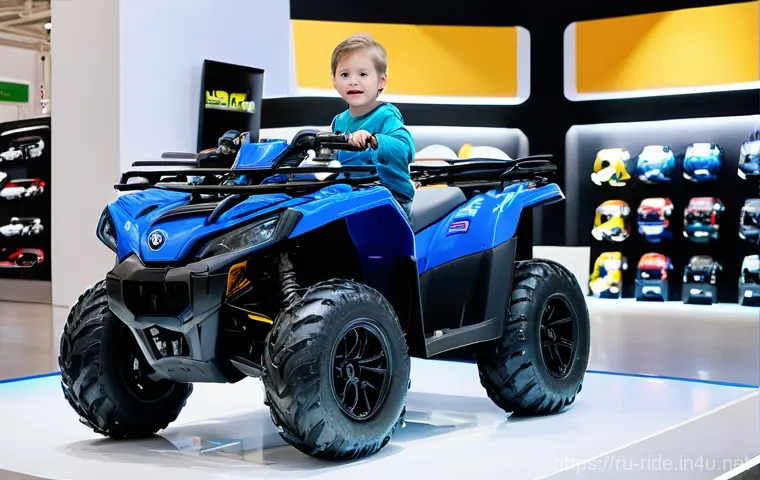 승용완구 오프라인 매장 - **Prompt:** A happy 2-year-old toddler, wearing a light jacket, jeans, and sneakers, is tentatively ...