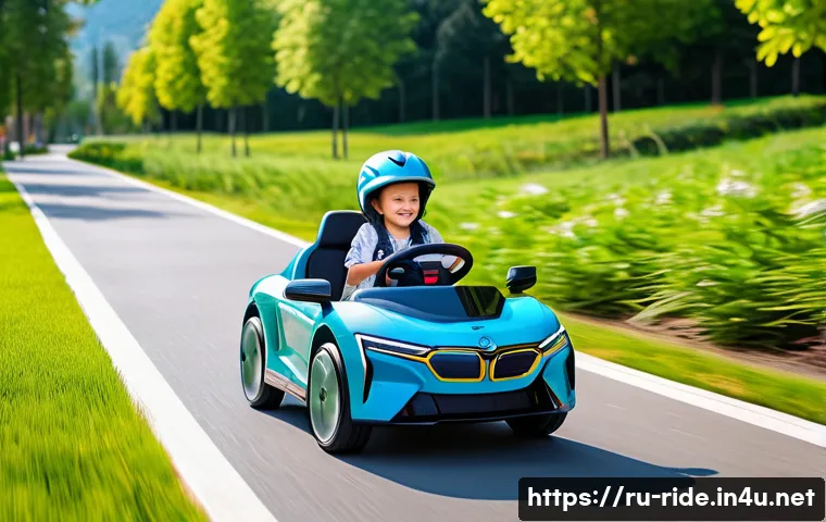 승용완구 DIY 튜닝 - A colorful children's electric car upgraded with a powerful lithium-ion battery and an advanced elec...